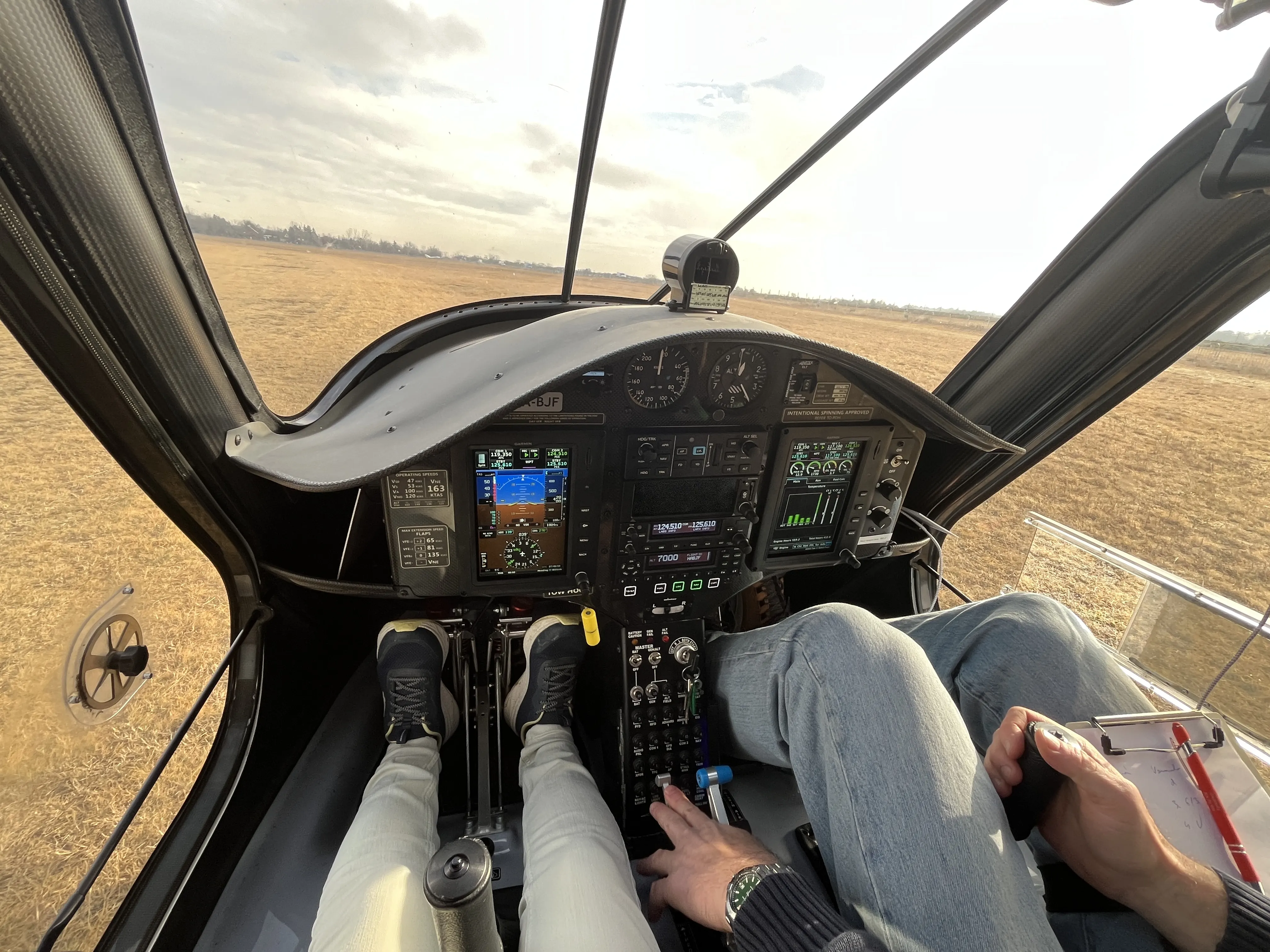Taxi and takeoff